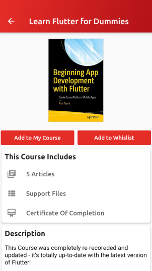 Flutter Learning UI